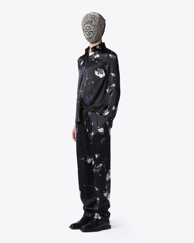 UNISEX MIDNIGHT GARDEN SILK PANTS