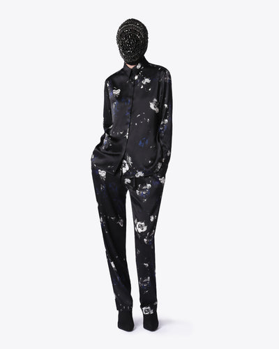 UNISEX MIDNIGHT GARDEN SILK PANTS