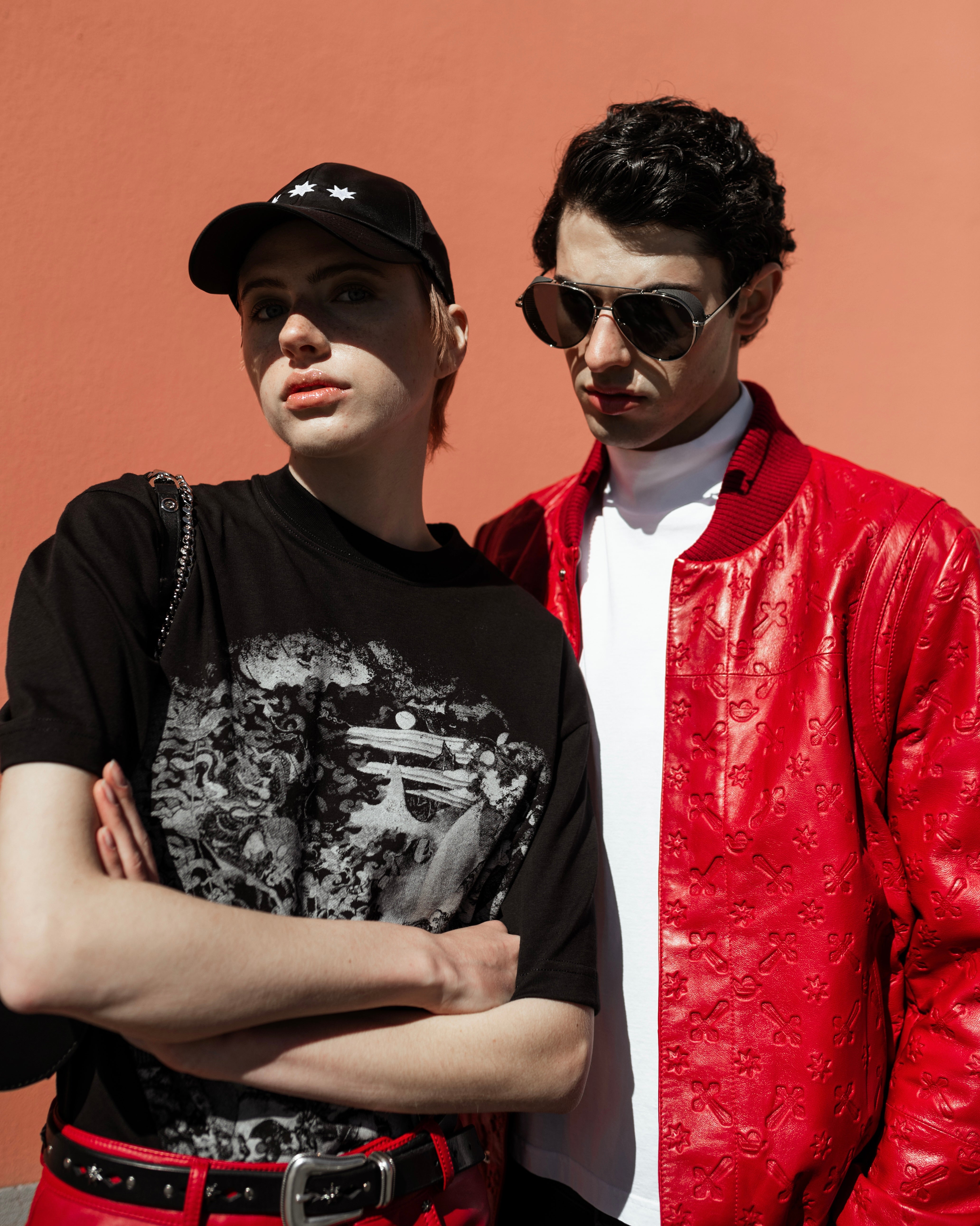 BLACK T-SHIRT WITH B&W BUDDHA