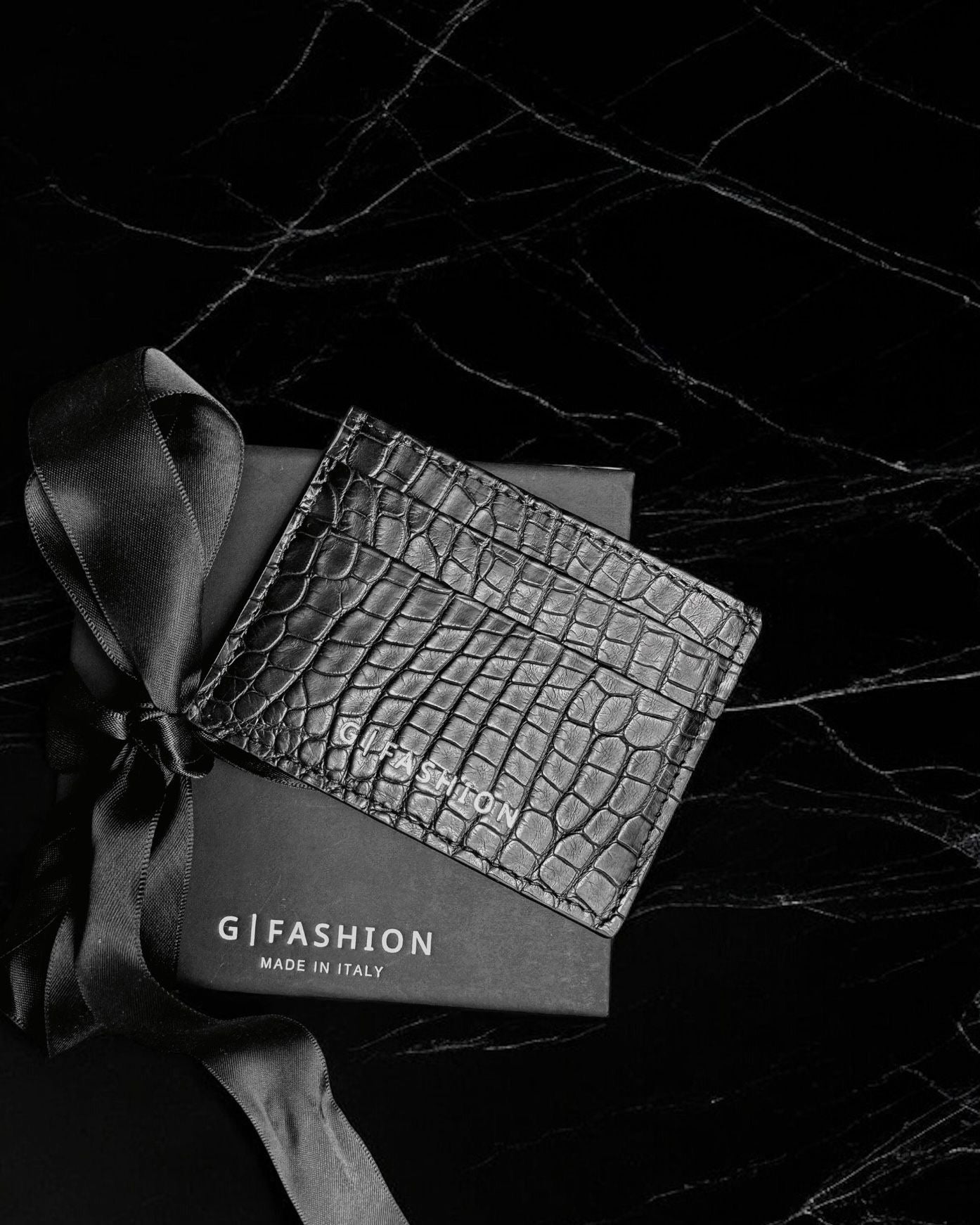 Cardholder in Alligator skin