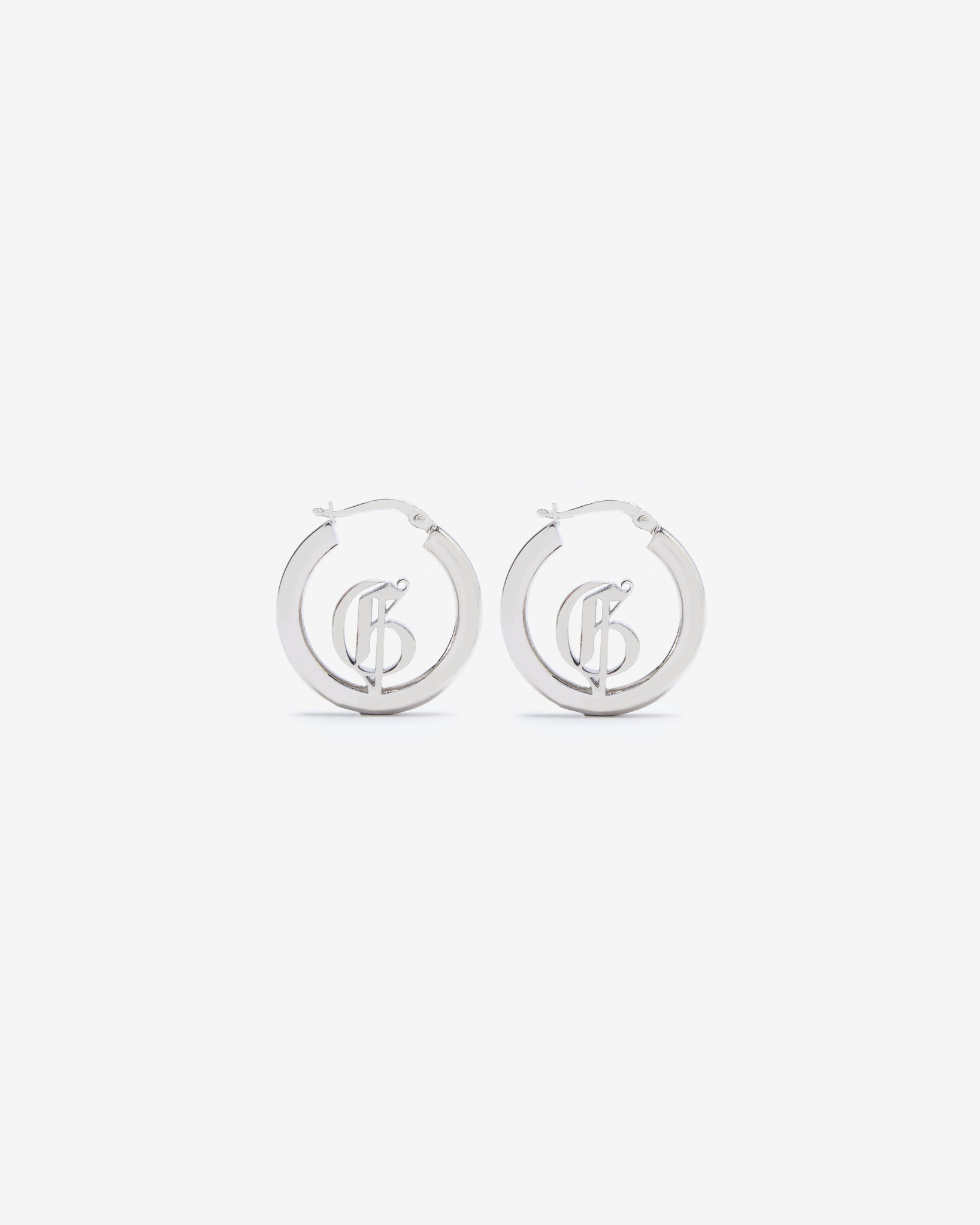 GLISSY HOOP EARRINGS