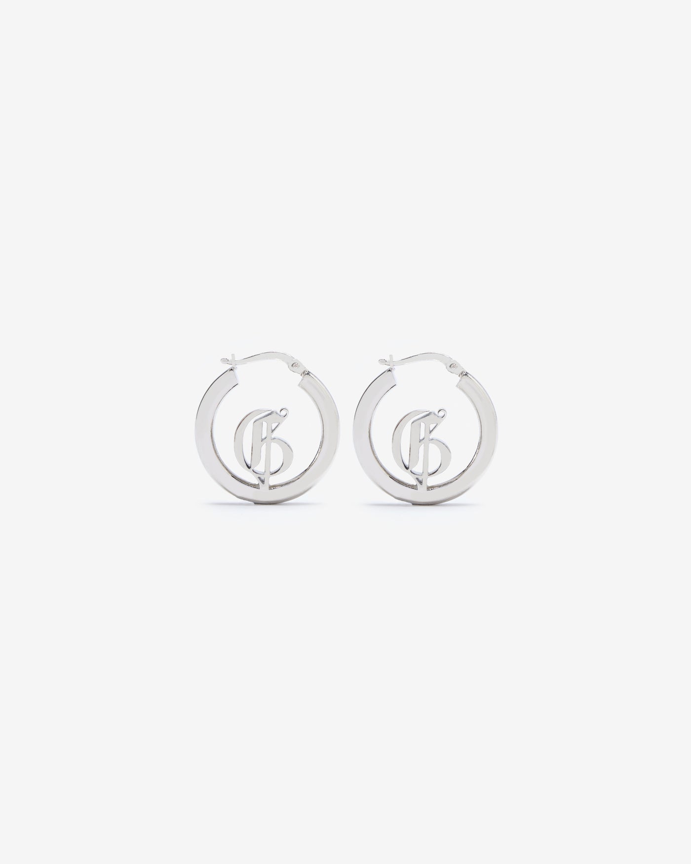 GLISSY HOOP EARRINGS