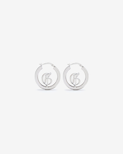 GLISSY HOOP EARRINGS