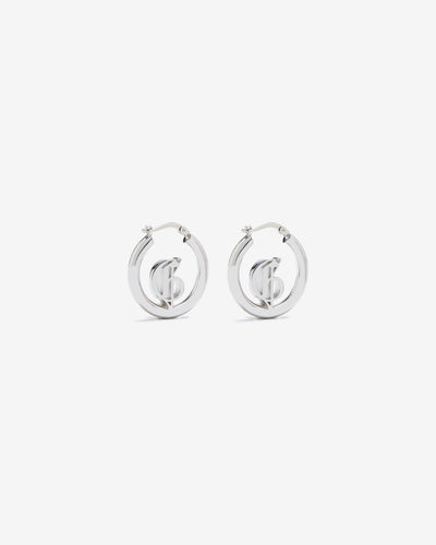 GLISSY HOOP EARRINGS