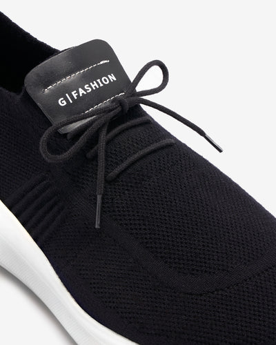 BLACK MERINO ATHLETIC SNEAKERS