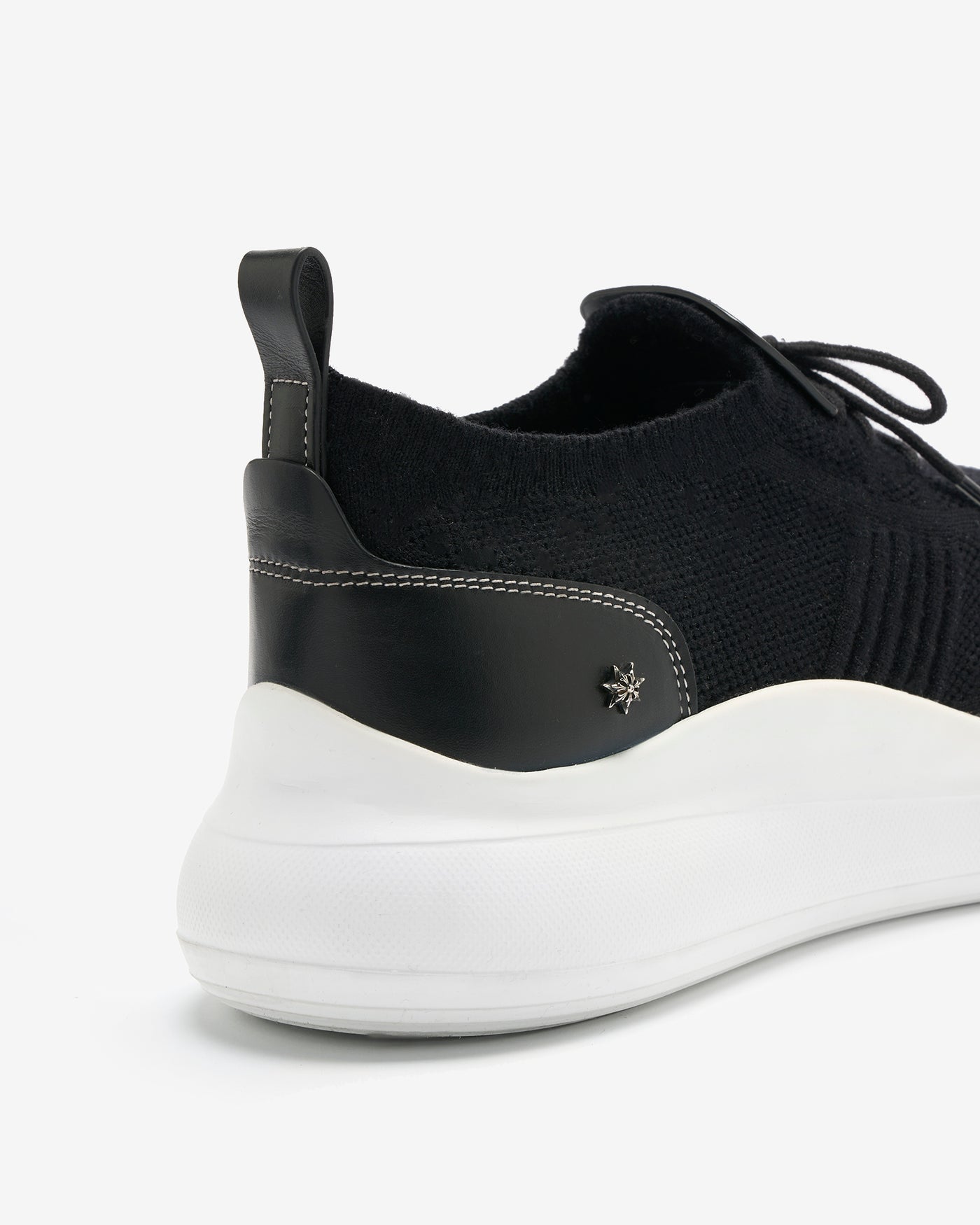 BLACK MERINO ATHLETIC SNEAKERS