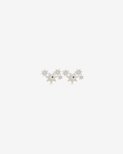 ASYMMETRIC BLESSING STARS EARRINGS