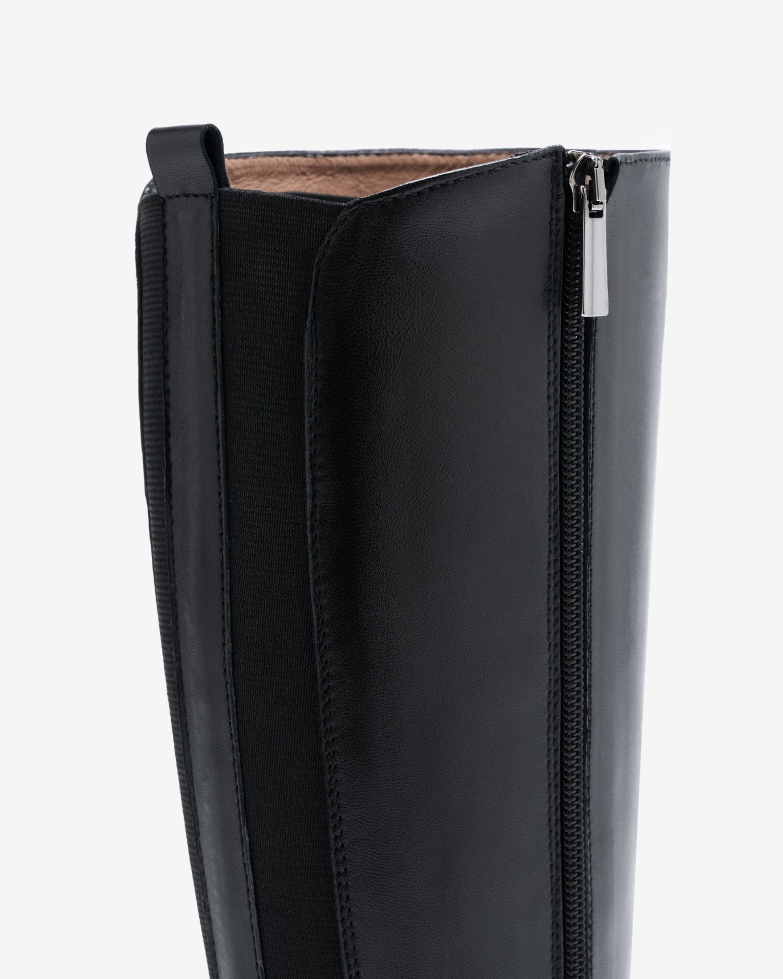 High Black Leather Archive Boots