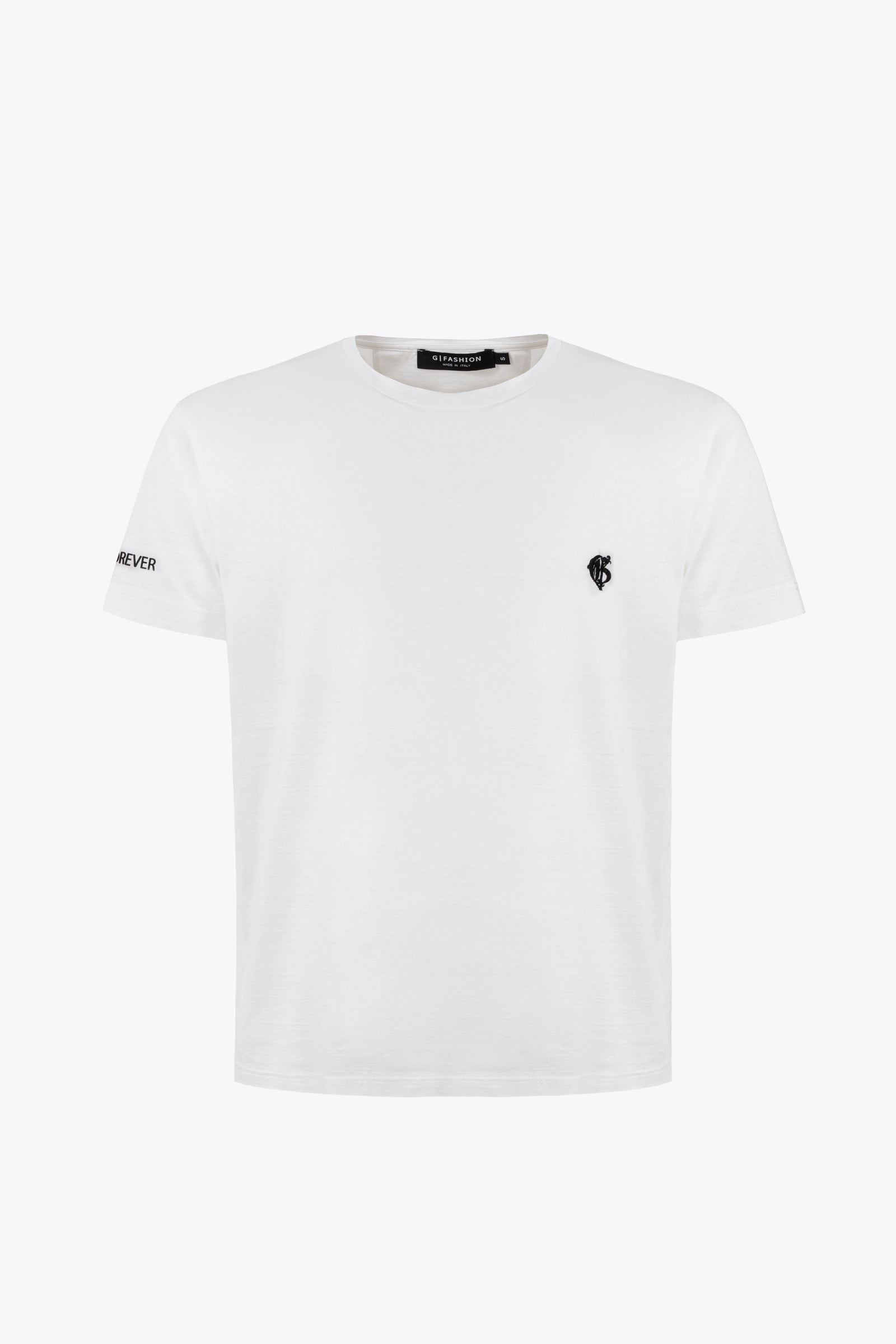White Relaxed T-shirt with logo