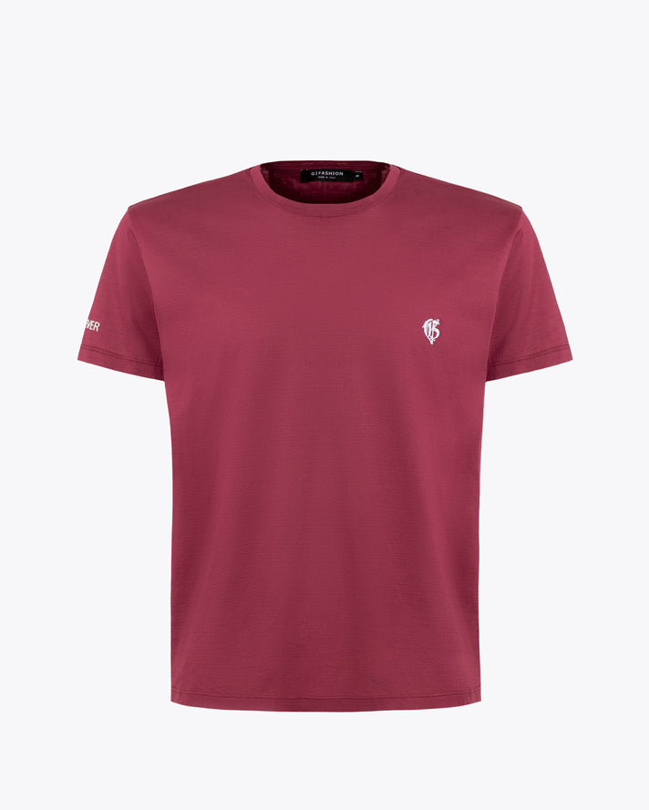 粉色 宽松Logo T恤 