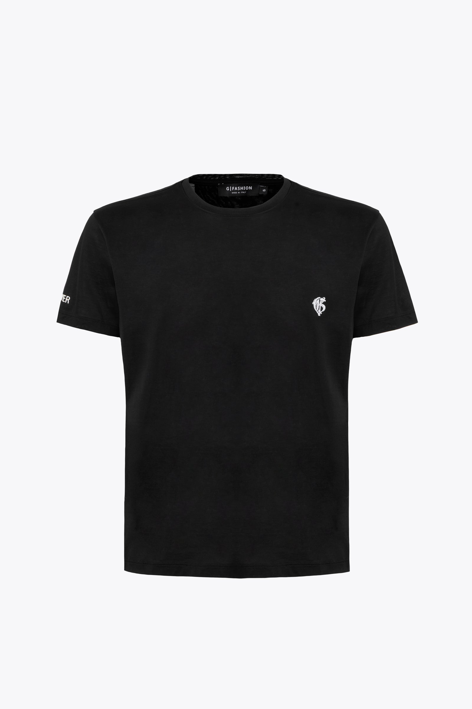 黑色宽松Logo T恤 