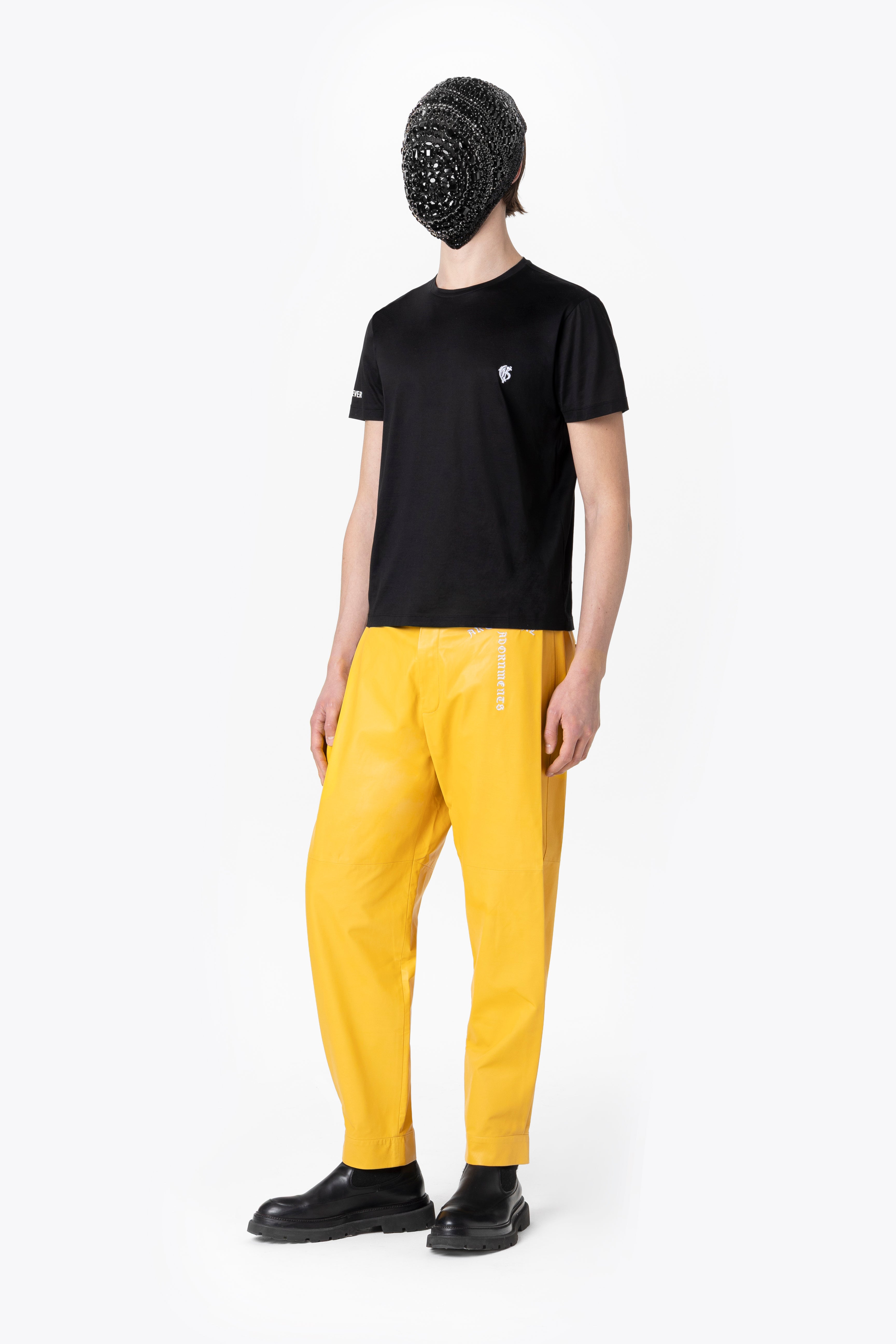 黑色宽松Logo T恤 