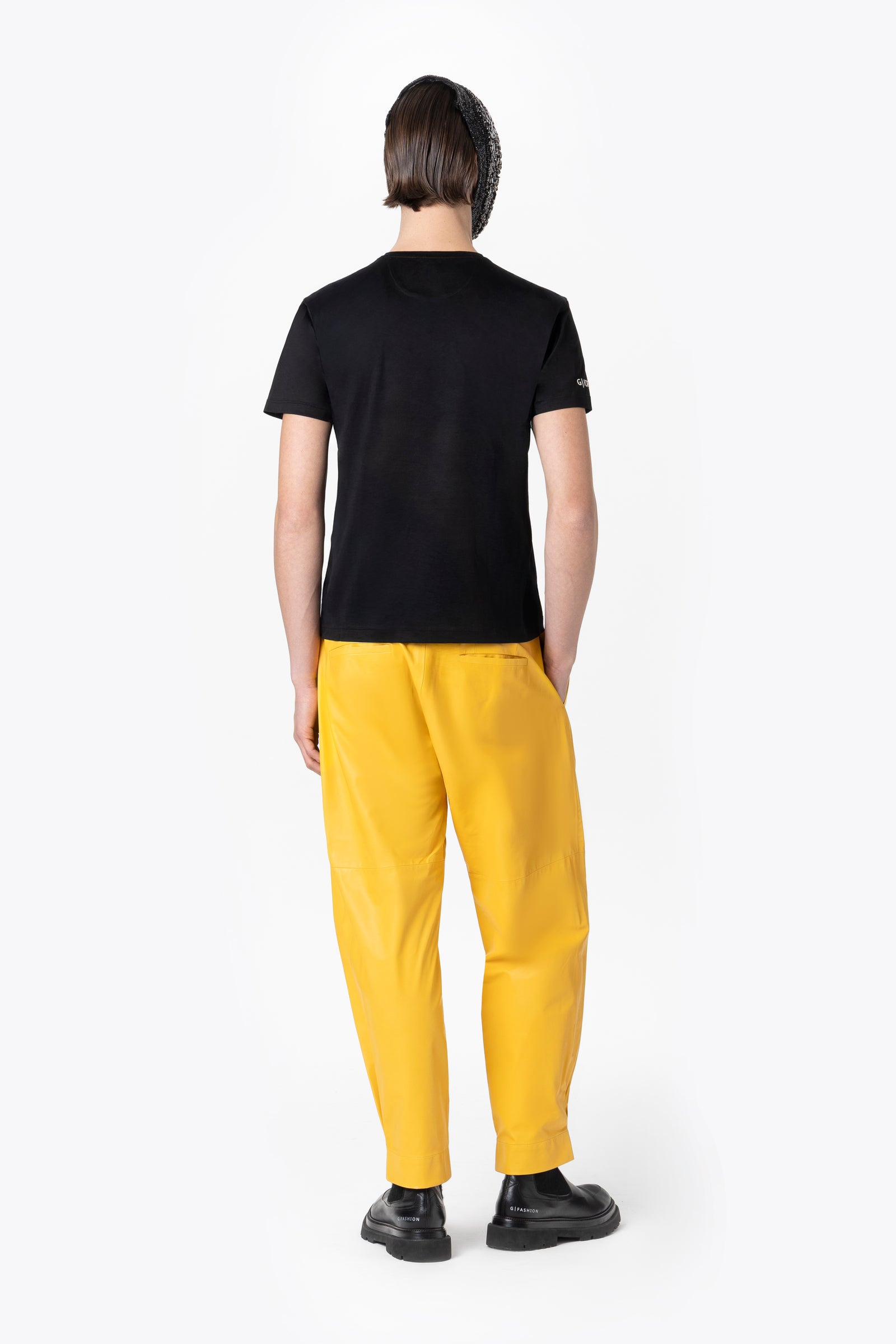 黑色宽松Logo T恤 