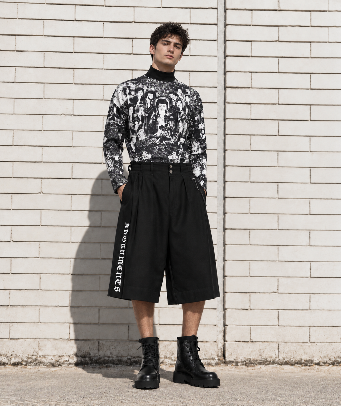 Black pant skirt