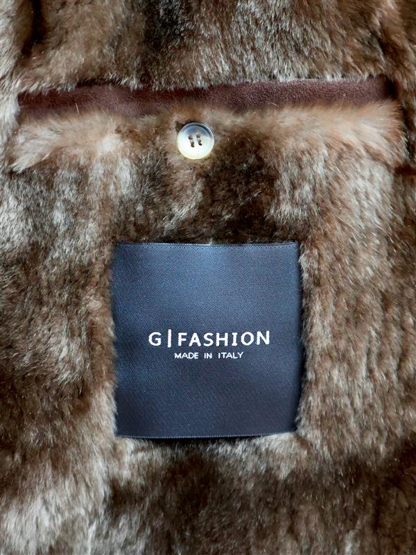 Dark Blue Cashmere Bomber Jacket with Beaver fur