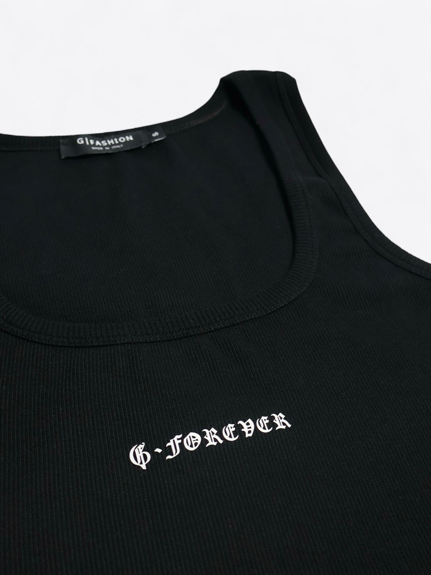 Black Tank-top with logo