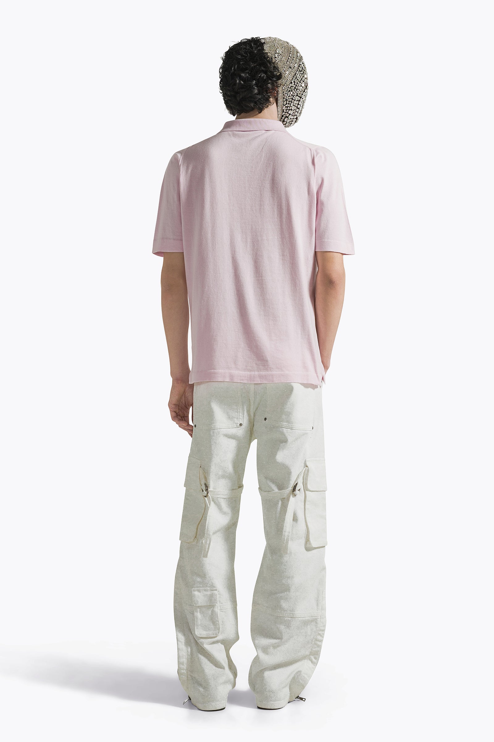 Pink Polo V-Neck