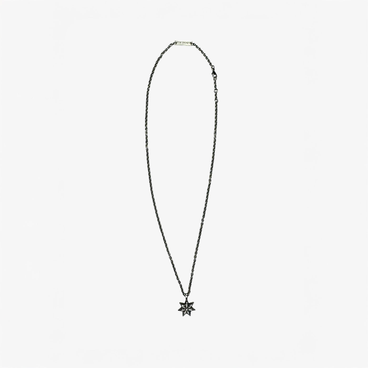 Unisex Archive Star Silver Necklace