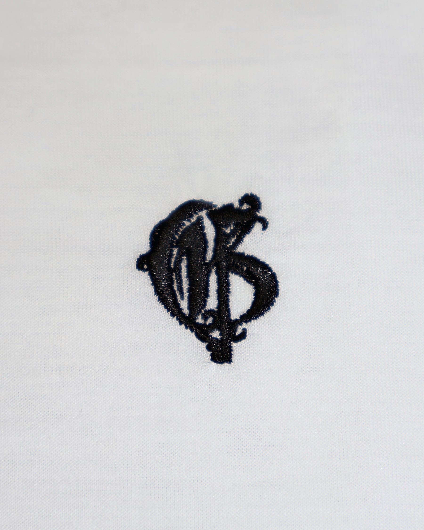 白色宽松Logo T恤 