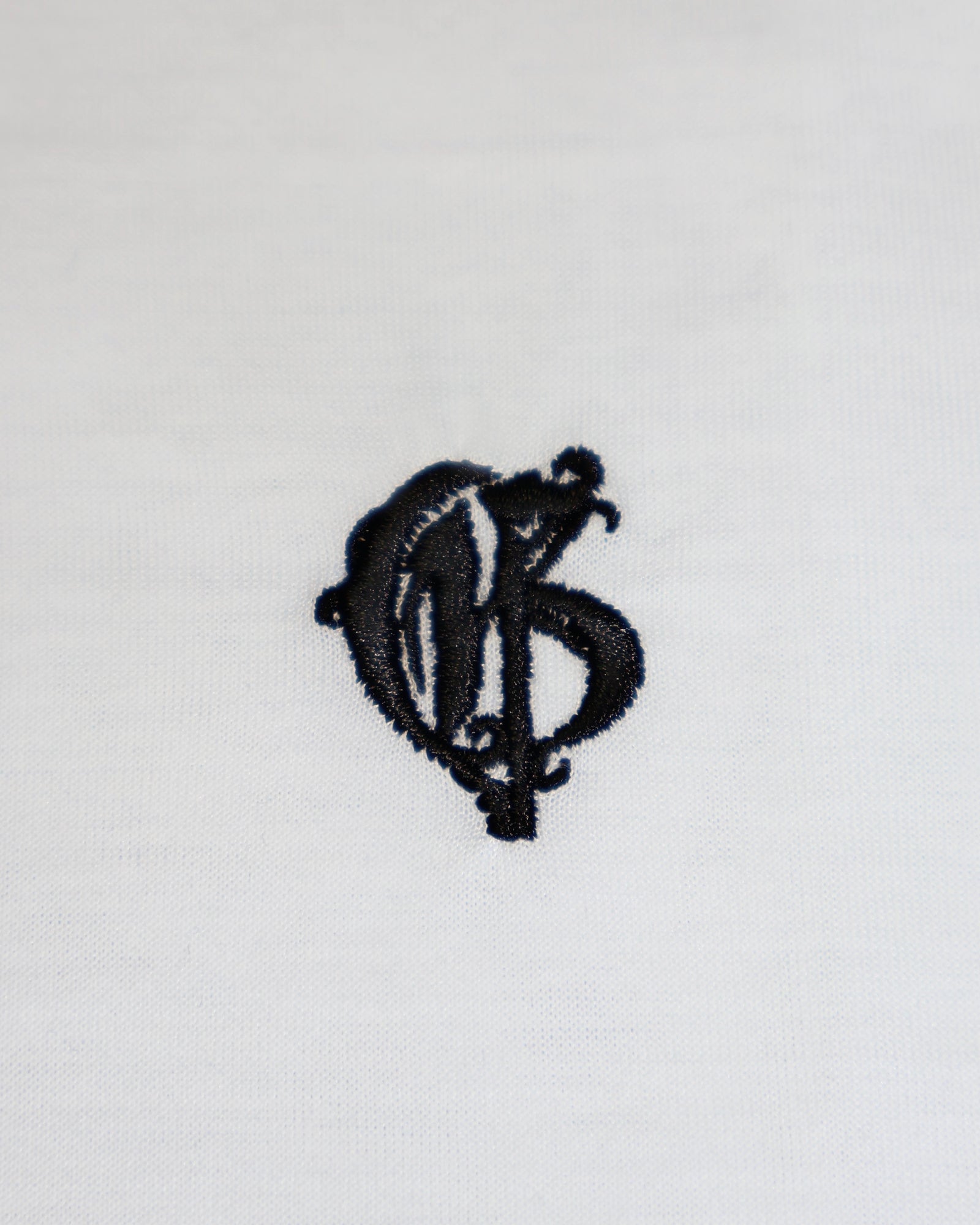 白色宽松Logo T恤 