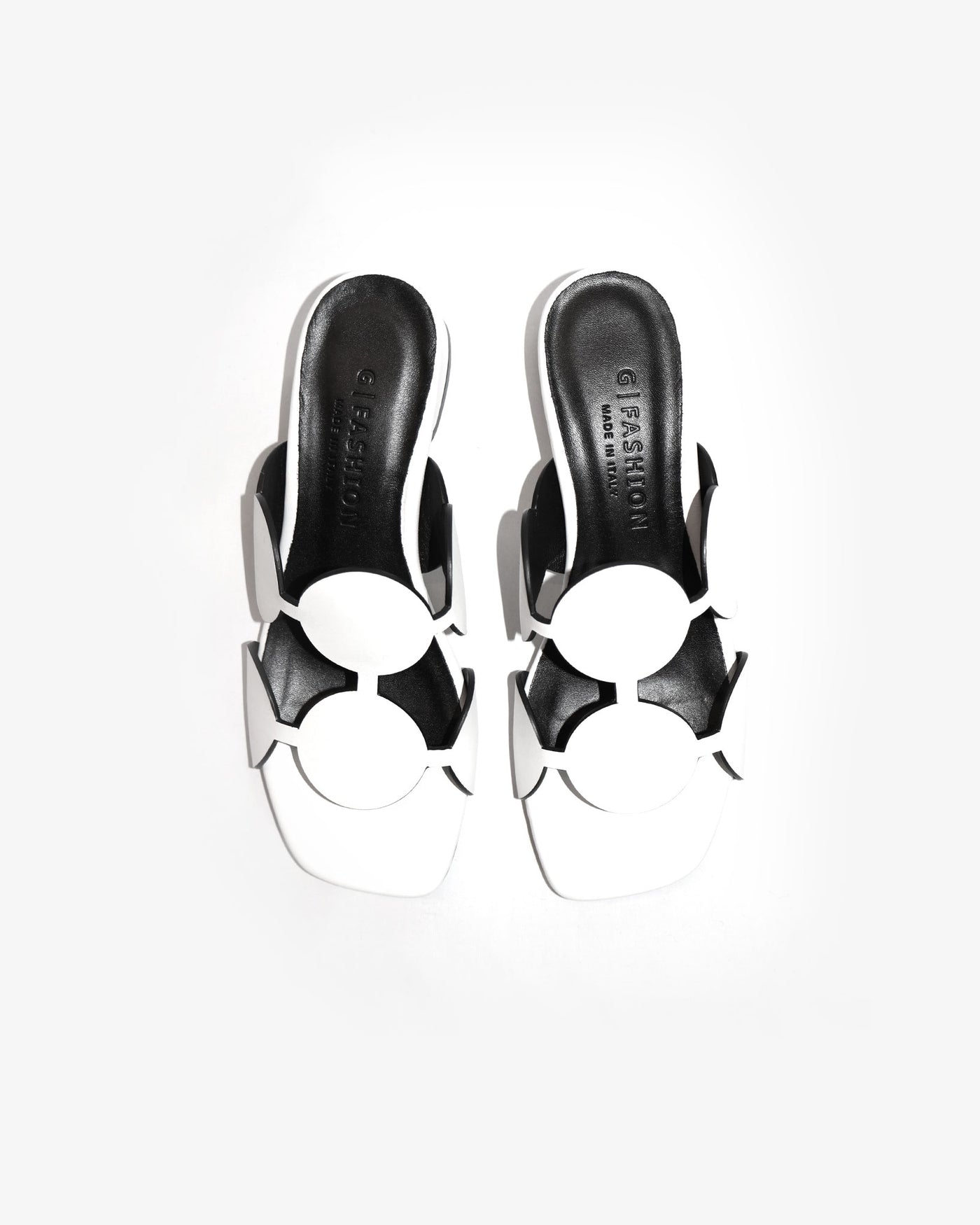 WHITE MIDNIGHT GARDEN SANDALS