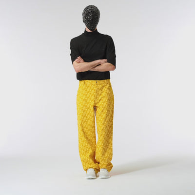 ARCHIVE YELLOW DENIM LARGE PANTS