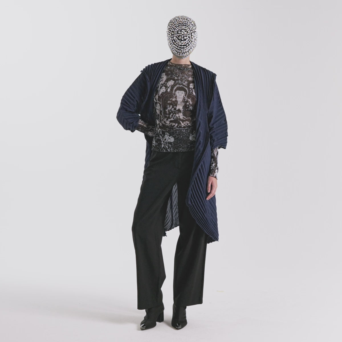 EvoFlow 蓝色长外套 