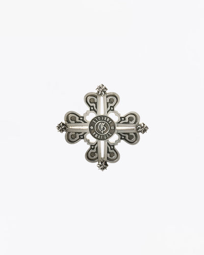 Signature Brooch in Antique Silver