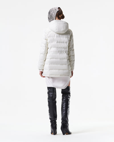 WHITE PADDED COAT