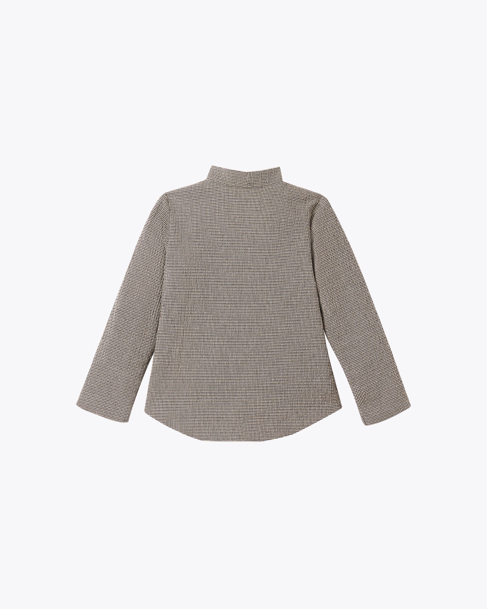 粗花呢制机车风格夹克