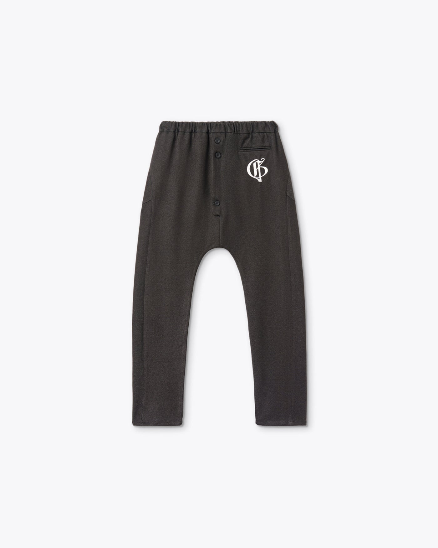 SLIM HAREM PANTS WITH LOGO