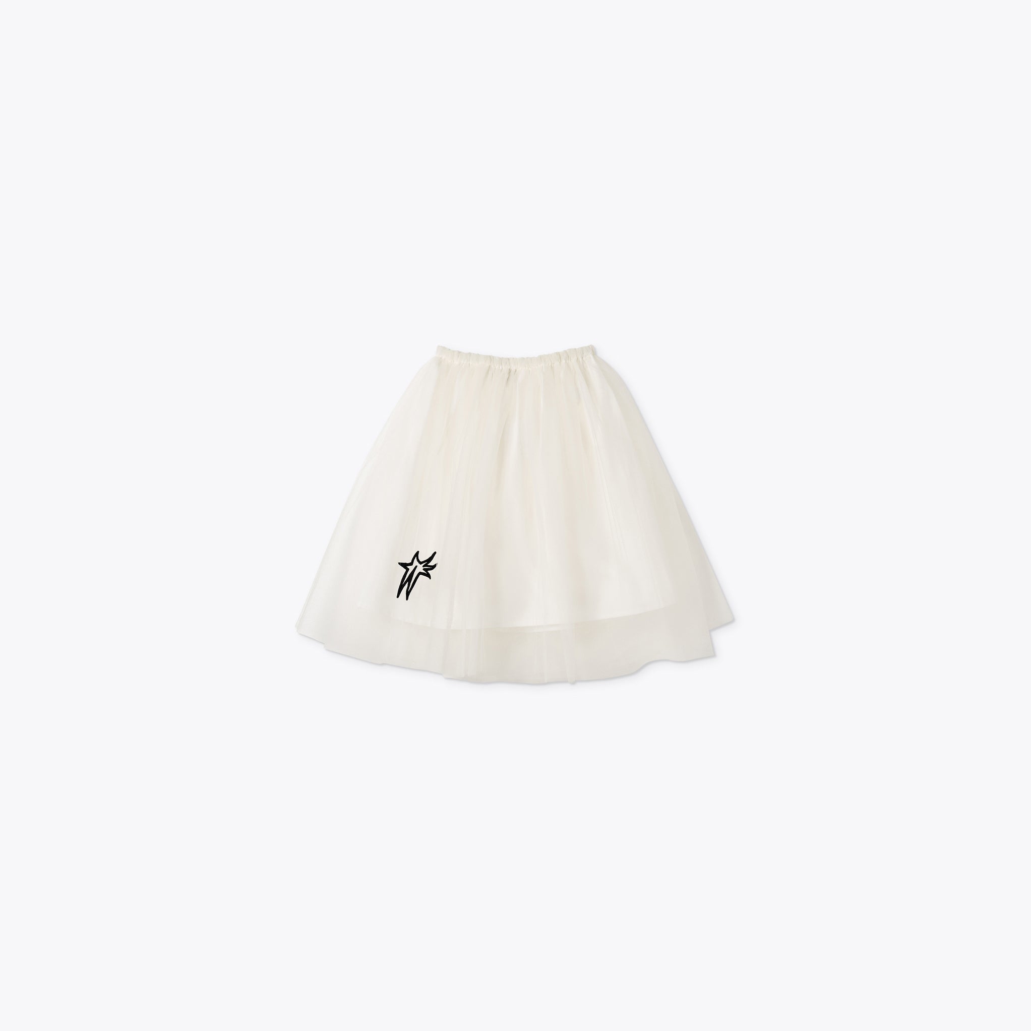 WHITE TULLE SKIRT
