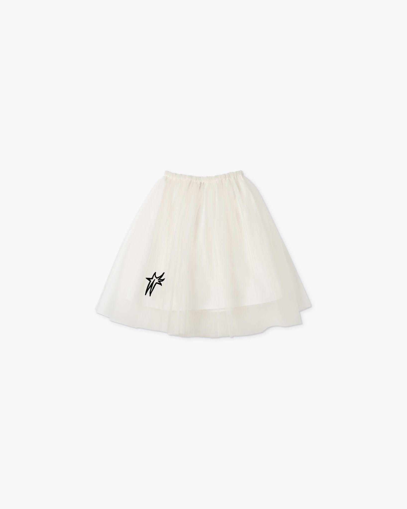 WHITE TULLE SKIRT
