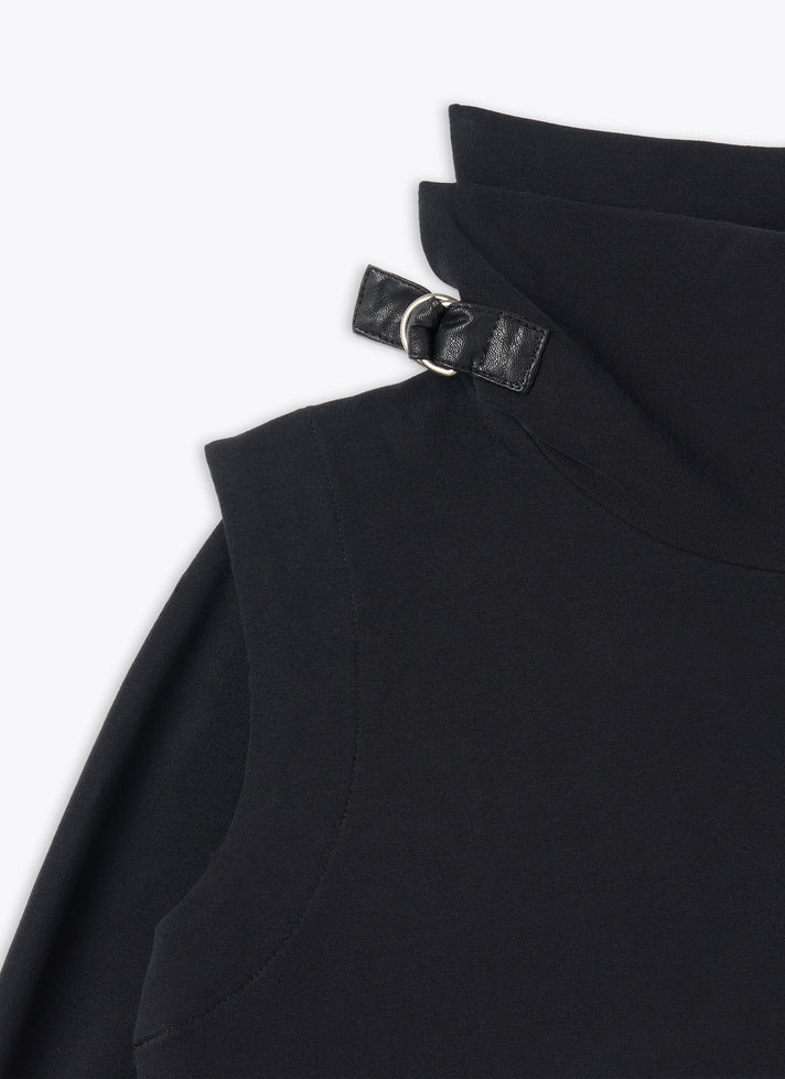 COTTON SWEATER WITH TURTLENECK