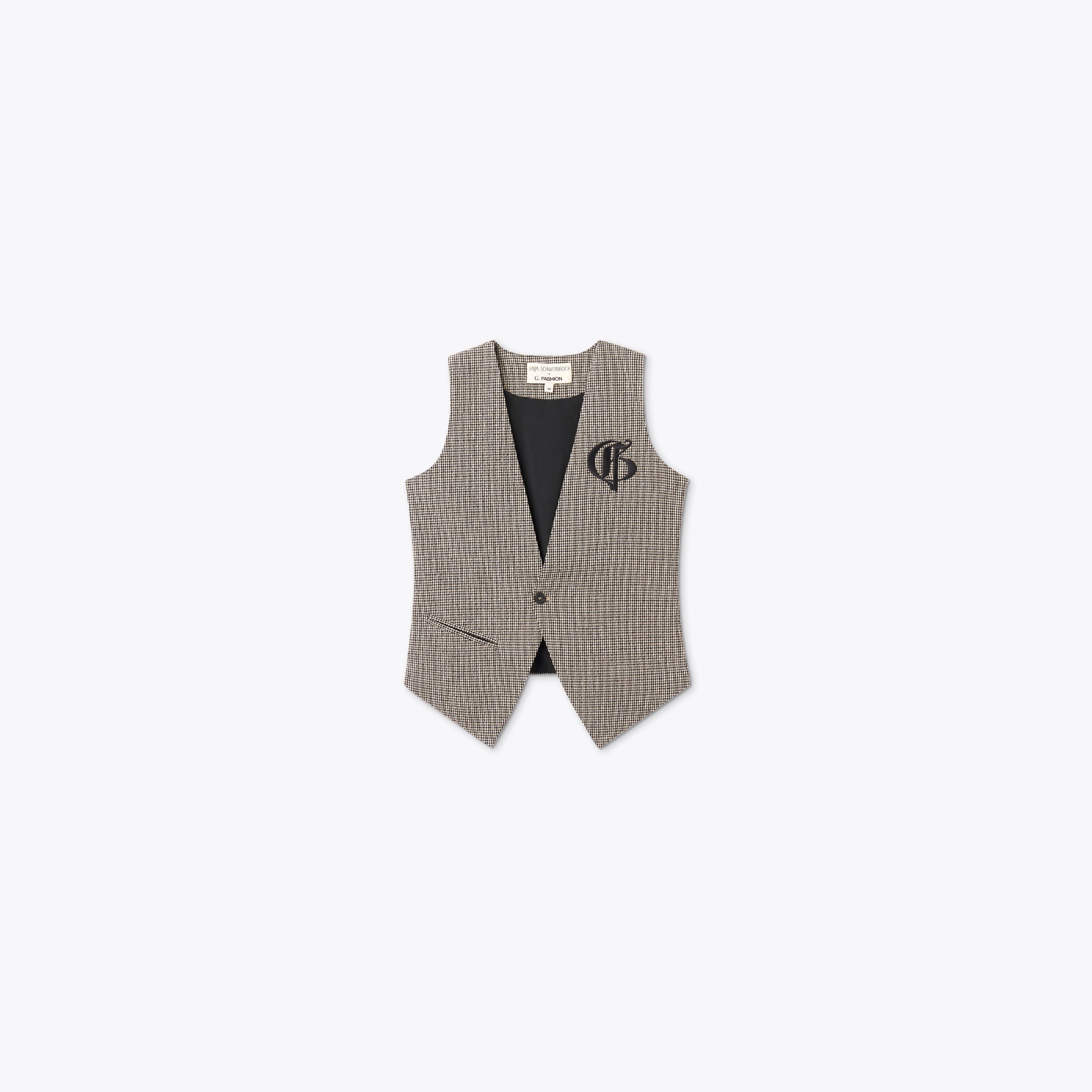 TWEED WAISTCOAT WITH POCKET