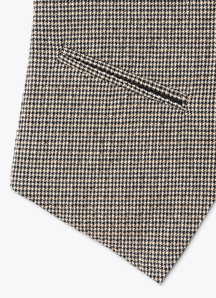 带口袋的粗花呢制马甲