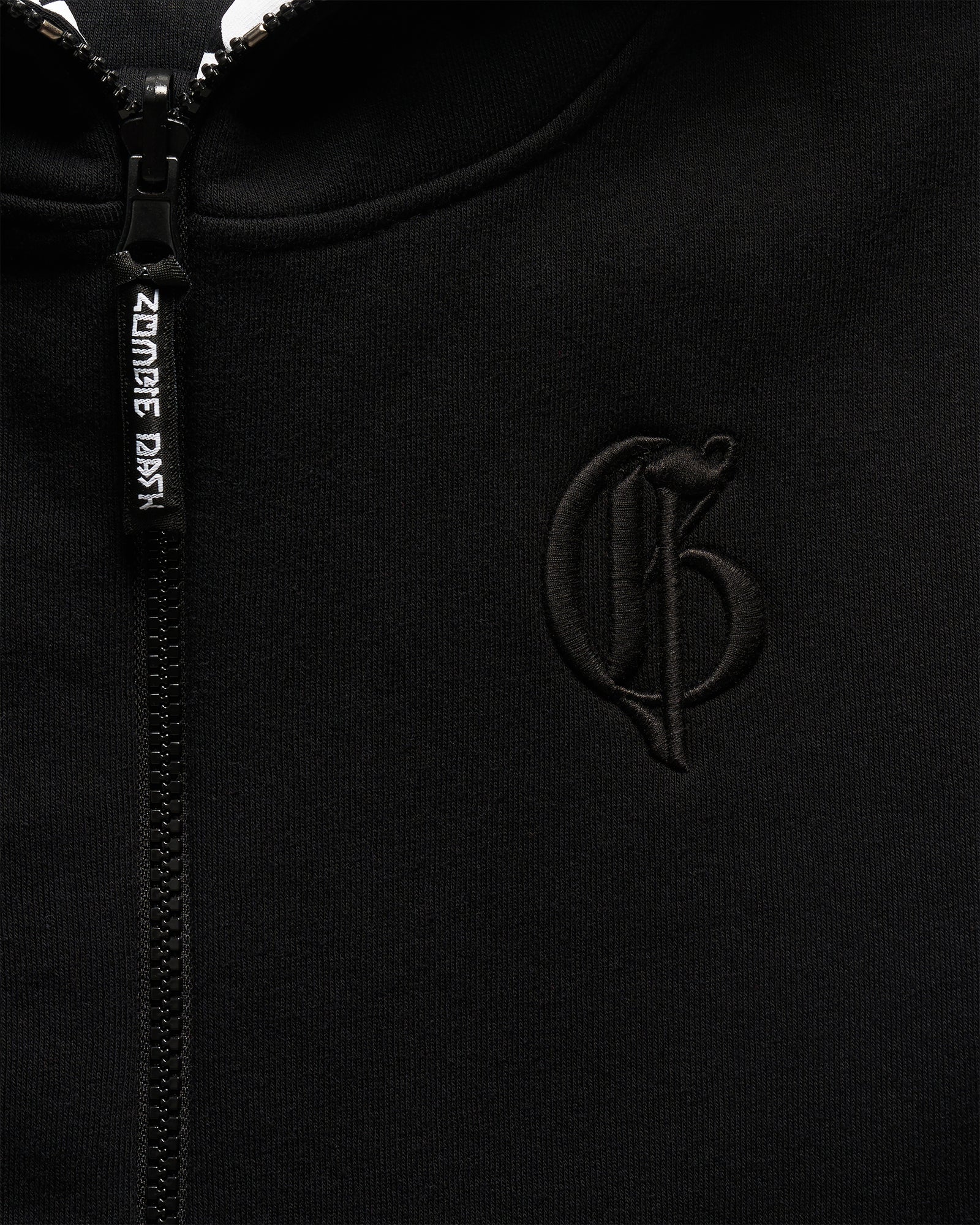 ZOMBI印花棉质连帽衫