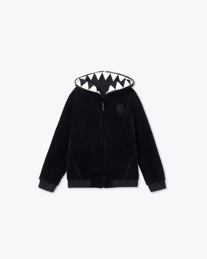 BLACK ZOMBI PRINT HOODIE