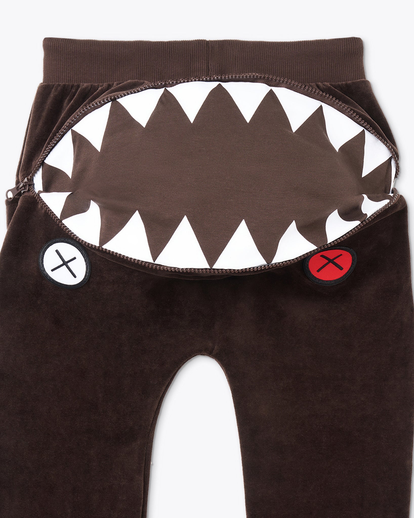 BROWN KNITTED PANTS WITH POCKET