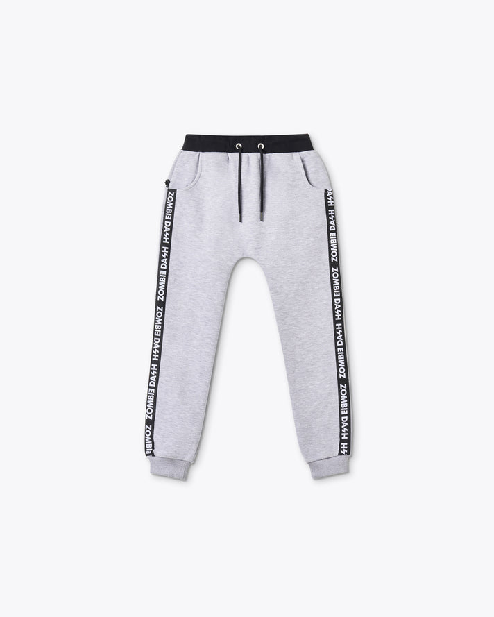KNITTED JOGGER PANTS WITH ZOMBI PRINT