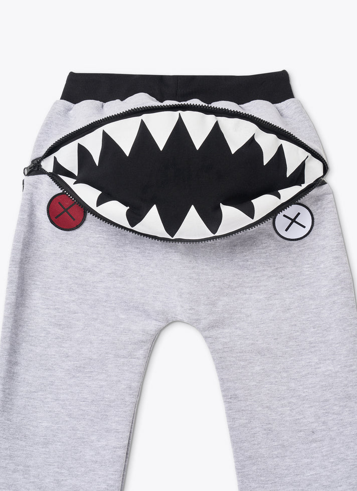 KNITTED JOGGER PANTS WITH ZOMBI PRINT