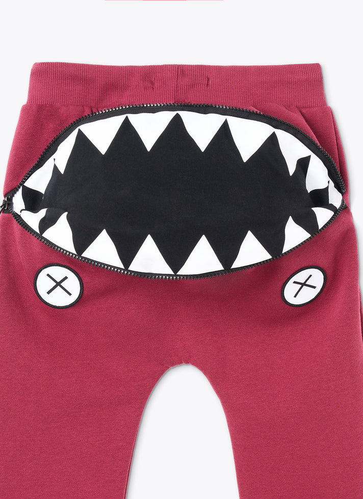 PINK JOGGER PANTS WITH LOGO