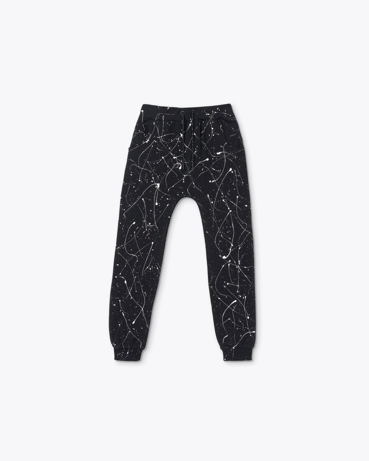 MELANGE BLACK JOGGER PANTS