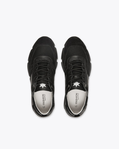 BLACK X-LIGHT SNEAKERS