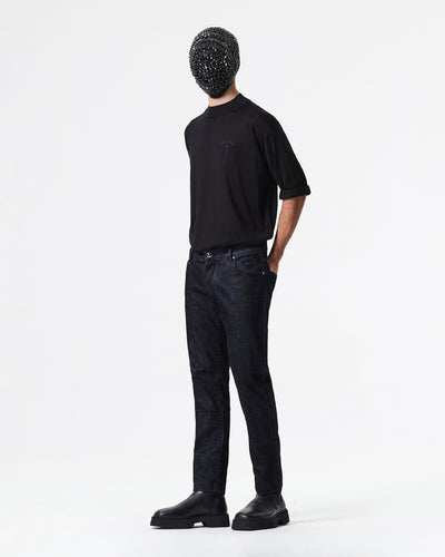 FIVE POCKET BLACK JEANS