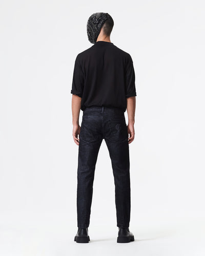 FIVE POCKET BLACK JEANS