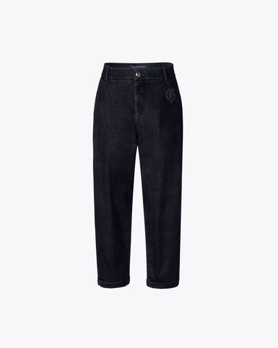 BLACK PANTS IN COTTON BLEND