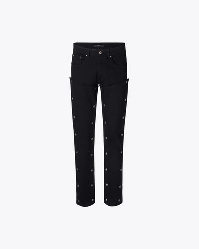 BLACK JEANS WITH STUDS