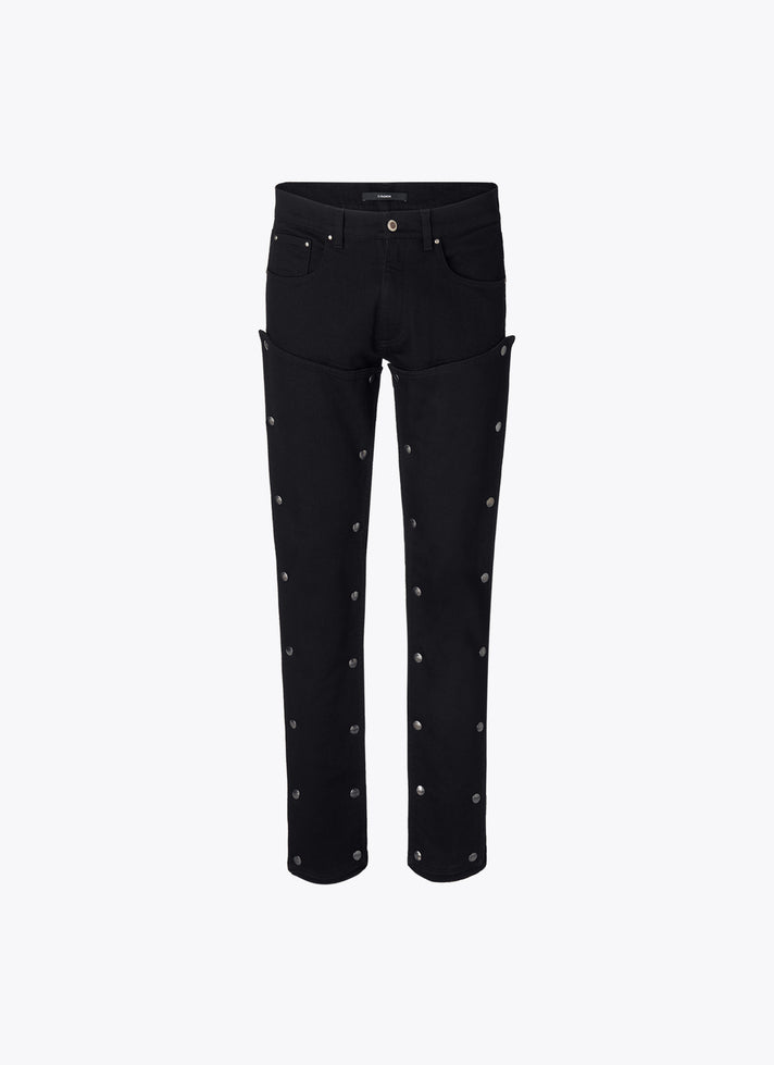 BLACK JEANS WITH STUDS - G|Forever