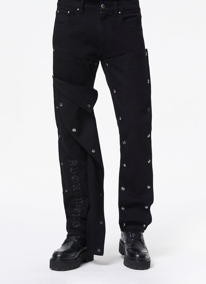 BLACK JEANS WITH STUDS - G|Forever